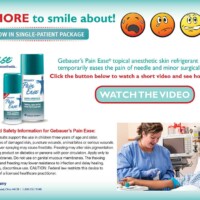 Gebauer Pain Ease Home Page