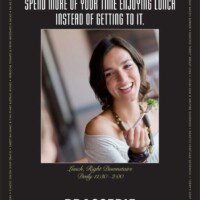Brasserie Promotion Poster