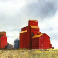 Saskatchewan Prairie - Acrylic on board